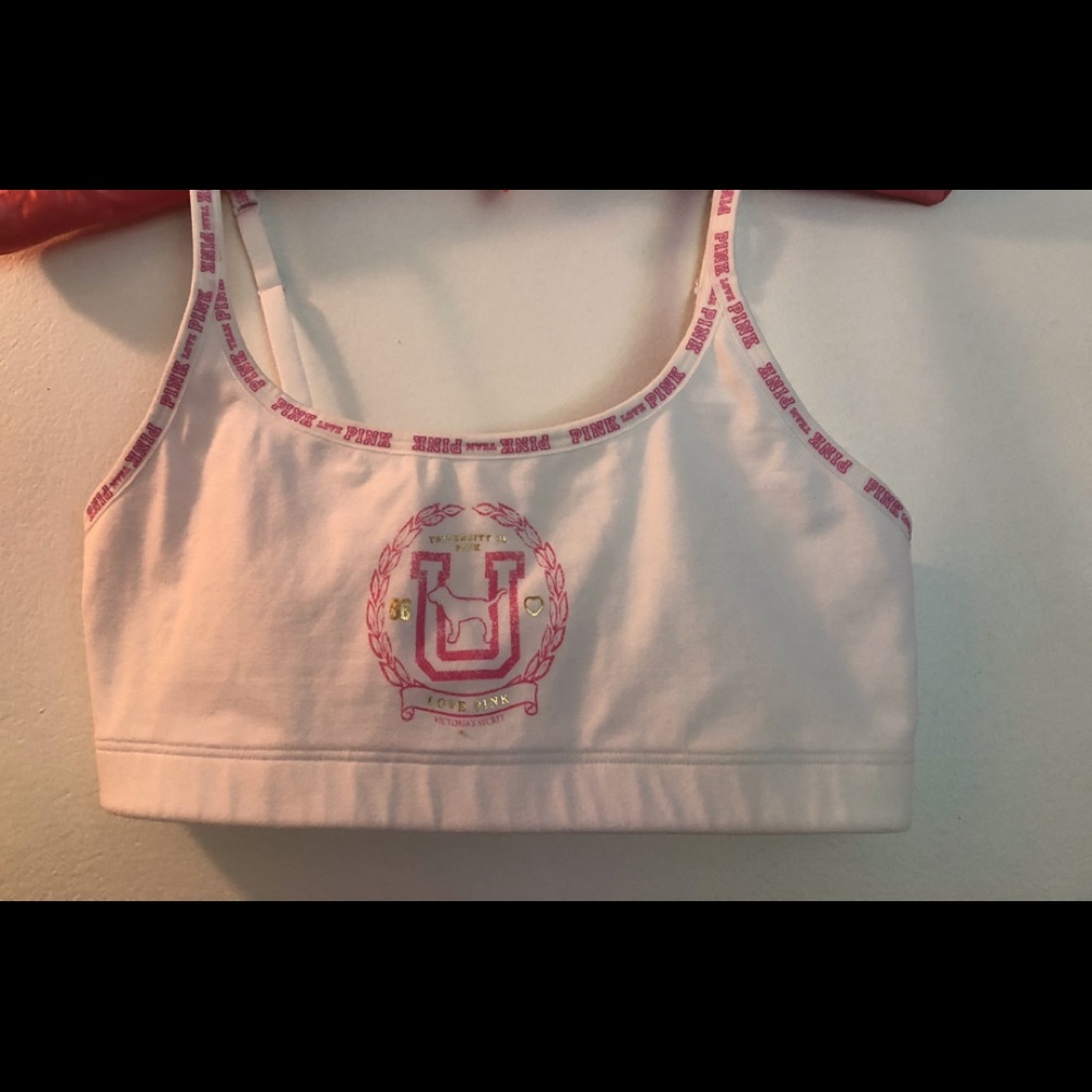 Pink Victoria Secret Stretch Bra Size Small
